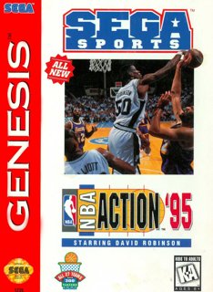 NBA Action '95 starring David Robinson cover