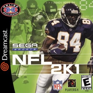 NFL 2K1 cover